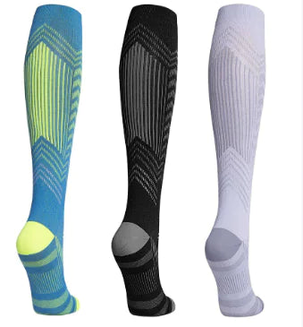 Reflective Sports Long Compression Socks
